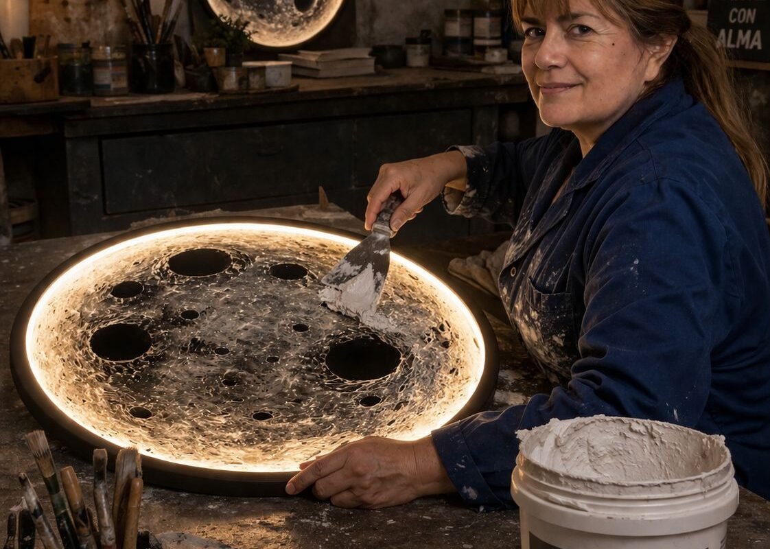 Workshop · Luna Texturada con Iluminación